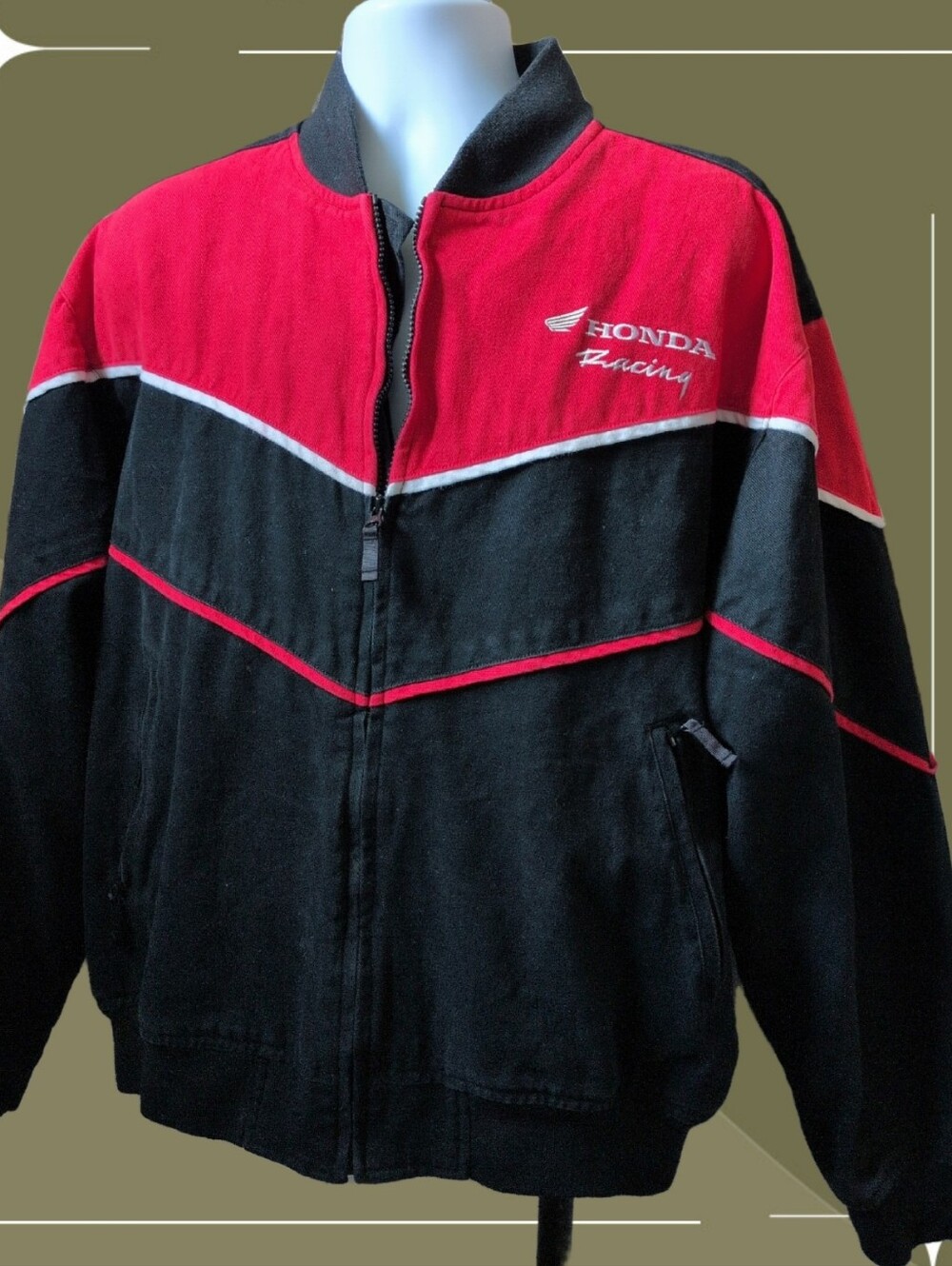 ✨ Vintage Honda Racing Rider Collection Jacket Size XL